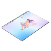 "Lila & Light Blue Notebook" Notizblock (Linke Seite)
