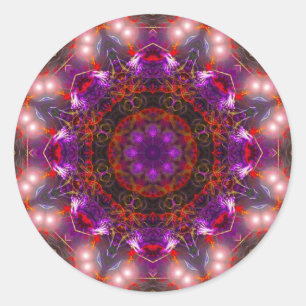 Lila Light Mandala Sticker