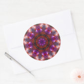 Lila Light Mandala Sticker (Umschlag)