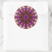 Lila Light Mandala Sticker (Tasche)