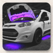 Lila Lights Van Getränkeuntersetzer (Vorderseite)