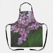 Lila lila Blume nach Regen Schürze (Vorderseite)