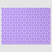 Lila-lila Blumenmuster Seidenpapier (Vorderseite)