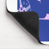 Lila Lila Corvette Mousepad (Ecke)