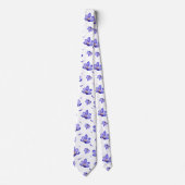 Lila-lila Halsband Krawatte (Vorderseite)