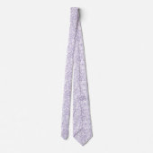 Lila-lila Halsband Krawatte (Rückseite)