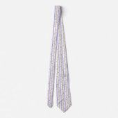 Lila-lila Halsband Krawatte (Rückseite)