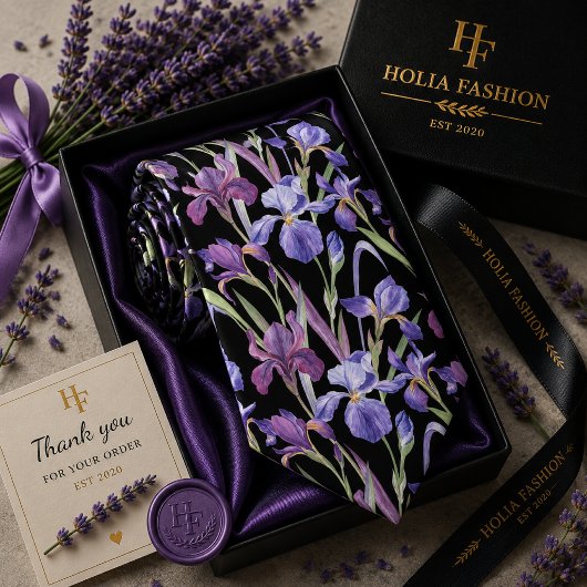 Lila-lila Halsband Krawatte