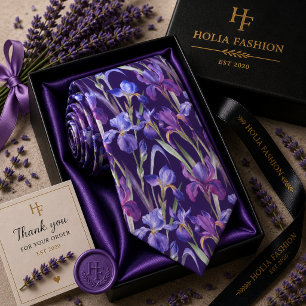 Lila-lila Halsband Krawatte