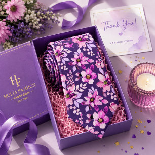 Lila-lila Halsband Krawatte