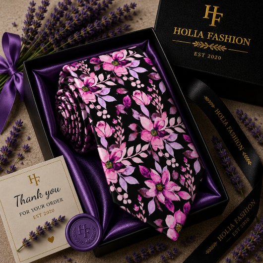 Lila-lila Halsband Krawatte