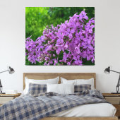 Lila Lila romantisches lila Foto Leinwanddruck (Insitu (Schlafzimmer))