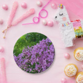 Lila Lila romantisches lila Foto Pappteller (Party)