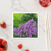 Lila Lila romantisches lila Foto Serviette (Beispiel)