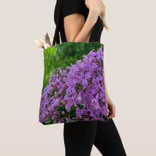 Lila Lila romantisches lila Foto Tasche