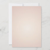 Lila lila Watercolor-Blumen, die Einladung wedding (Rückseite)