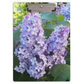 Lila Lilac Blooms Floral Klemmbrett (Vorderseite)