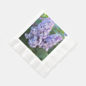 Lila Lilac Blooms Floral Serviette (Ecke)