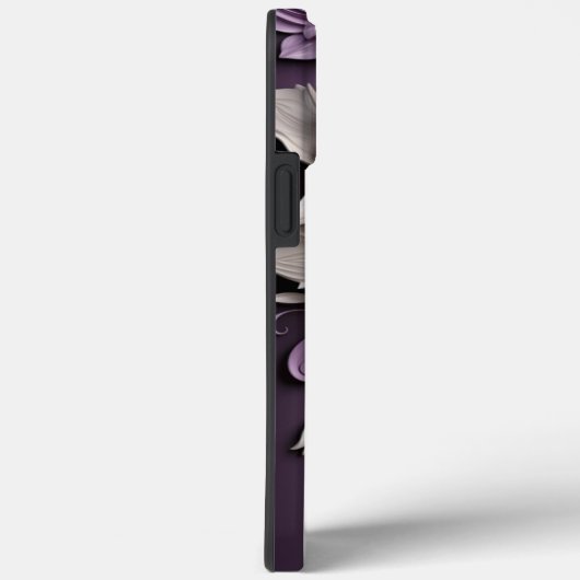 Lila Lilac Blume 3d Case-Mate iPhone Hülle (Rückseite / Rechts)