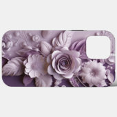 Lila Lilac Blume 3d Case-Mate iPhone Hülle (Rückseite (Horizontal))