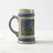 Lila Lilac-Blume Bierglas (Links)