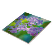 Lila Lilac-Blume Fliese (Seite)