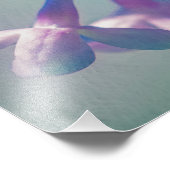 Lila Lilac-Blume Fotodruck (Ecke)