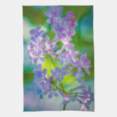 Lila Lilac-Blume Geschirrtuch (Vertikal)