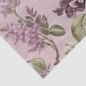 Lila Lilac Blume Muster Vintag Decoupage Seidenpapier (Detail)