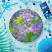 Lila Lilac-Blume Pappteller (Party)