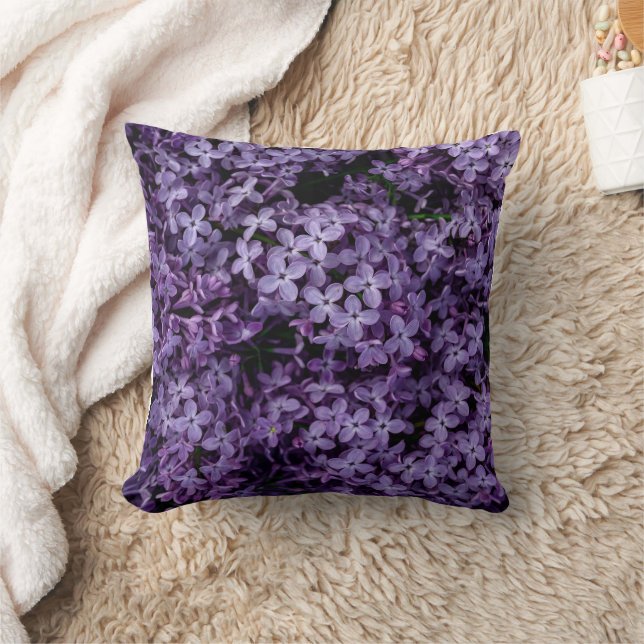 Lila Lilac Blume Spring Kissen (Decke)