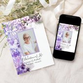 Lila Lilac Blume Wasserfarbenfeier Einladung