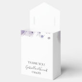 Lila Lilac Blume Wasserfarbenhochzeit Geschenkschachtel (Geöffnet)