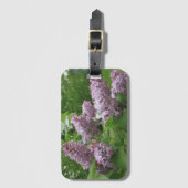 Lila Lilac Bunch Tag Gepäckanhänger (Vorderseite Vertikal)