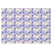 Lila Lilac Cream Florals Muster Tischdecke (Vorderseite (Horizontal))
