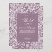 Lila Lilac Elegante Linie Wildblume