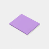 Lila Lilac-Farbhintergrund Post-it Klebezettel (angewinkelt)