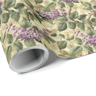 Lila Lilac Floral Geschenkpapier Wrapping