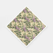 Lila Lilac Floral Party Paper Napkins Tableware Serviette (Ecke)