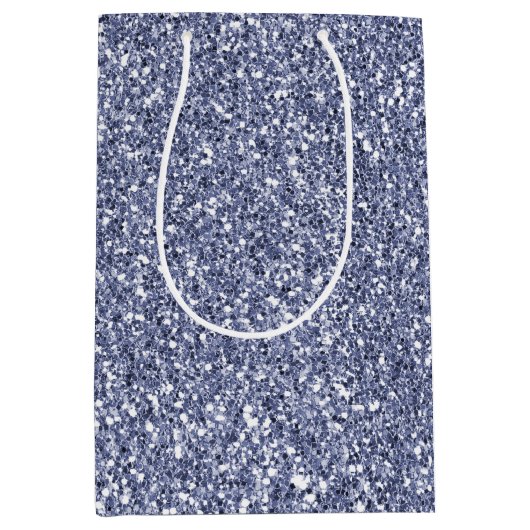 Lila Lilac Glitz Glam Glitzer Sparkle Mittlere Geschenktüte (Vorderseite)