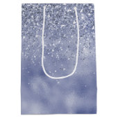 Lila Lilac Glitz Glam Glitzer Sparkle Mittlere Geschenktüte (Rückseite)