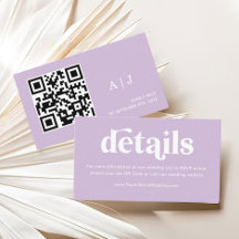 Lila Lilac-Hochzeitdetails