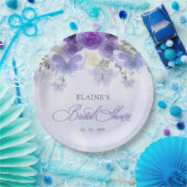 Lila Lilac-Lebenszeit des Brautparty der Schmetter Pappteller (Party)