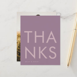 Lila Lilac Modern Monogram Bold Wedding