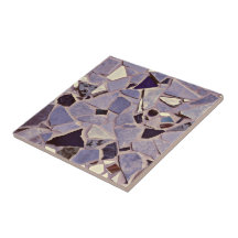 Lila Lilac Mosaic Terrazzo Foto Art Collection