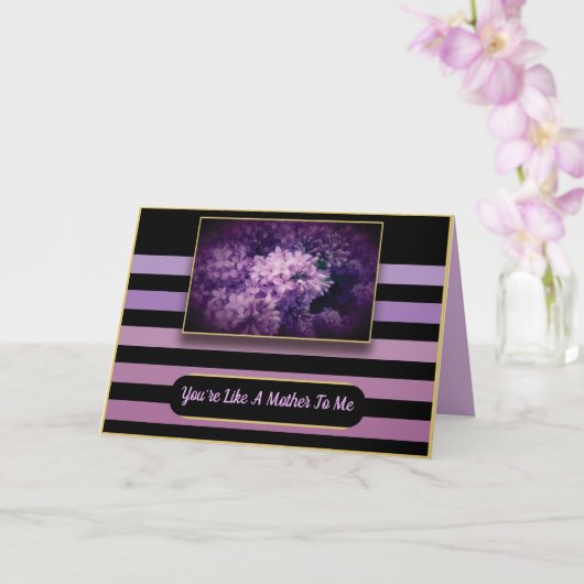 Lila Lilac-Muttertagskarte Karte (Orchidee)