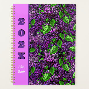 Lila Lilac New Hampshire Staat Blume Planer