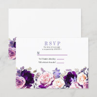 Lila Lilac & Pink Rose Blütenblütenblütenblüte RSV
