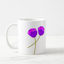 Lila Lilac Poppy Blume Illustration