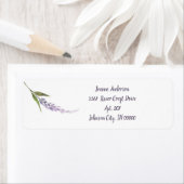 Lila Lilac-Rücksendeadresse (Insitu)